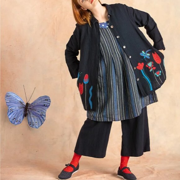 Gudrun Sjoden Dresses & Skirts - ⭐️NEW PRICE⭐️Gudrun Sjoden Pure Linen Sleeveless Striped Dress size XL